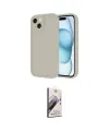 ieg™ iPhone 14 Kılıf Yankı Yansıma Özel Seri - Siyah Bilvis 3D Mat Cam Ekran Koruyucu