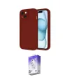 ieg™ iPhone 14 Kılıf Yankı Yansıma Özel Seri - Siyah Bilvis 5in1 3D Magic Cam Ekran Koruyucu