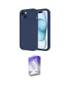 ieg™ iPhone 14 Kılıf Yankı Yansıma Özel Seri - Siyah Bilvis 5in1 3D Magic Cam Ekran Koruyucu