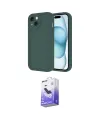 ieg™ iPhone 14 Kılıf Yankı Yansıma Özel Seri - Siyah Bilvis 5in1 5D Magic Hayalet Cam Ekran Koruyucu