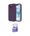 ieg™ iPhone 14 Kılıf Yankı Yansıma Özel Seri - Siyah Bilvis 5in1 5D Magic Hayalet Cam Ekran Koruyucu