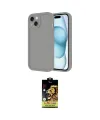 ieg™ iPhone 14 Kılıf Yankı Yansıma Özel Seri - Siyah Buffer Cam Ekran Koruyucu