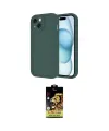 ieg™ iPhone 14 Kılıf Yankı Yansıma Özel Seri - Siyah Buffer Cam Ekran Koruyucu