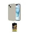 ieg™ iPhone 14 Kılıf Yankı Yansıma Özel Seri - Siyah Buffer Cam Ekran Koruyucu