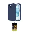 ieg™ iPhone 14 Kılıf Yankı Yansıma Özel Seri - Siyah Buffer Cam Ekran Koruyucu