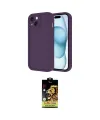 ieg™ iPhone 14 Kılıf Yankı Yansıma Özel Seri - Siyah Buffer Cam Ekran Koruyucu