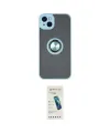ieg™ iPhone 14 Kılıf Yörünge Çizgi - Şeffaf Pasifik Cam Ekran Koruyucu