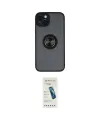 ieg™ iPhone 14 Kılıf Yörünge Çizgi - Şeffaf Pasifik Cam Ekran Koruyucu