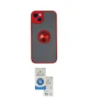 ieg™ iPhone 14 Kılıf Yörünge Çizgi - Şeffaf Royal Nano Ekran Koruyucu