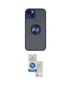 ieg™ iPhone 14 Kılıf Yörünge Çizgi - Şeffaf Royal Nano Ekran Koruyucu