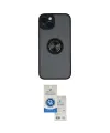 ieg™ iPhone 14 Kılıf Yörünge Çizgi - Şeffaf Royal Nano Ekran Koruyucu