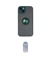 ieg™ iPhone 14 Kılıf Yörünge Çizgi - Siyah Joko Magic 5D Cam