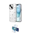 ieg™ iPhone 14 Kılıf Yörünge Form - Siyah 3D Antistatik Cam Ekran Koruyucu