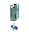 ieg™ iPhone 14 Kılıf Yörünge Işık Serisi - Siyah 3D Antistatik Cam Ekran Koruyucu