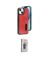 ieg™ iPhone 14 Kılıf Yörünge Işık Serisi - Siyah Bilvis 3D Cam Ekran Koruyucu