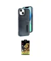 ieg™ iPhone 14 Kılıf Yörünge Işık Serisi - Siyah Buffer Cam Ekran Koruyucu