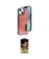 ieg™ iPhone 14 Kılıf Yörünge Işık Serisi - Siyah Buffer Cam Ekran Koruyucu