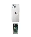 ieg™ iPhone 14 Kılıf Yörünge Koleksiyonu - Şeffaf 360 Full Body Arka Koruyucu