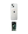 ieg™ iPhone 14 Kılıf Yörünge Koleksiyonu - Şeffaf 360 Full Body Arka Koruyucu