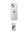ieg™ iPhone 14 Kılıf Yörünge Koleksiyonu - Siyah Bilvis 3D Mat Cam Ekran Koruyucu