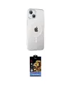 ieg™ iPhone 14 Kılıf Yörünge Koleksiyonu - Siyah Buffer Hayalet Cam Ekran Koruyucu