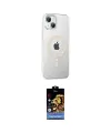 ieg™ iPhone 14 Kılıf Yörünge Koleksiyonu - Siyah Buffer Hayalet Cam Ekran Koruyucu