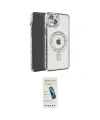 ieg™ iPhone 14 Kılıf Zirve Doku Prime - Şeffaf Pasifik Cam Ekran Koruyucu
