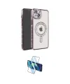 ieg™ iPhone 14 Kılıf Zirve Doku Prime - Siyah 3D Antistatik Cam Ekran Koruyucu