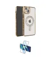 ieg™ iPhone 14 Kılıf Zirve Doku Prime - Siyah 3D Antistatik Cam Ekran Koruyucu