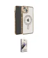 ieg™ iPhone 14 Kılıf Zirve Doku Prime - Siyah Bilvis 3D Mat Cam Ekran Koruyucu