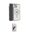 ieg™ iPhone 14 Kılıf Zirve Doku Prime - Siyah Bilvis 3D Mat Cam Ekran Koruyucu