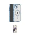 ieg™ iPhone 14 Kılıf Zirve Doku Prime - Siyah Bilvis 3D Mat Cam Ekran Koruyucu