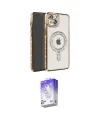 ieg™ iPhone 14 Kılıf Zirve Doku Prime - Siyah Bilvis 5in1 3D Magic Cam Ekran Koruyucu