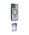 ieg™ iPhone 14 Kılıf Zirve Doku Prime - Siyah Bilvis 5in1 3D Magic Cam Ekran Koruyucu