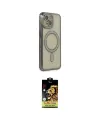 ieg™ iPhone 14 Kılıf Zirve Doku Prime - Siyah Buffer Cam Ekran Koruyucu
