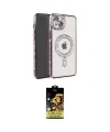 ieg™ iPhone 14 Kılıf Zirve Doku Prime - Siyah Buffer Cam Ekran Koruyucu