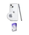 ieg™ iPhone 14 Kılıf Zirve Doku - Siyah Bilvis 5in1 3D Magic Cam Ekran Koruyucu