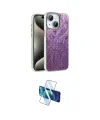 ieg™ iPhone 14 Kılıf Zirve Modern Prime - Siyah 3D Antistatik Cam Ekran Koruyucu