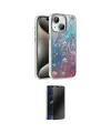 ieg™ iPhone 14 Kılıf Zirve Modern Prime - Siyah 3D Antistatik Hayalet Cam Ekran Koruyucu