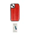 ieg™ iPhone 14 Kılıf Zirve Yansıma Serisi - Şeffaf Pasifik Cam Ekran Koruyucu