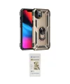 ieg™ iPhone 14 Plus Kılıf Ahenk Klasik Koleksiyonu - Siyah Mat Seramik Nano Ekran Koruyucu