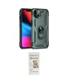 ieg™ iPhone 14 Plus Kılıf Ahenk Klasik Koleksiyonu - Siyah Mat Seramik Nano Ekran Koruyucu