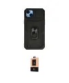 ieg™ iPhone 14 Plus Kılıf Ahenk Klasik - Şeffaf Maxco Cam Ekran Koruyucu