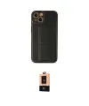 ieg™ iPhone 14 Plus Kılıf Akış Doku - Şeffaf Maxco Cam Ekran Koruyucu