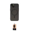 ieg™ iPhone 14 Plus Kılıf Akış Minimal Özel Seri - Şeffaf Maxco Cam Ekran Koruyucu