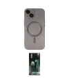 ieg™ iPhone 14 Plus Kılıf Akış Minimal Özel Seri - Siyah 360 Mat Full Body Arka Koruyucu