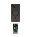 ieg™ iPhone 14 Plus Kılıf Akış Minimal Özel Seri - Siyah 360 Mat Full Body Arka Koruyucu