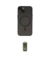 ieg™ iPhone 14 Plus Kılıf Akış Minimal Özel Seri - Siyah Joko Magic 5D Hayalet Cam