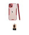 ieg™ iPhone 14 Plus Kılıf Atlas Asil Serisi - Şeffaf Maxco Cam Ekran Koruyucu