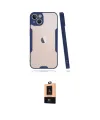 ieg™ iPhone 14 Plus Kılıf Atlas Asil Serisi - Şeffaf Maxco Cam Ekran Koruyucu